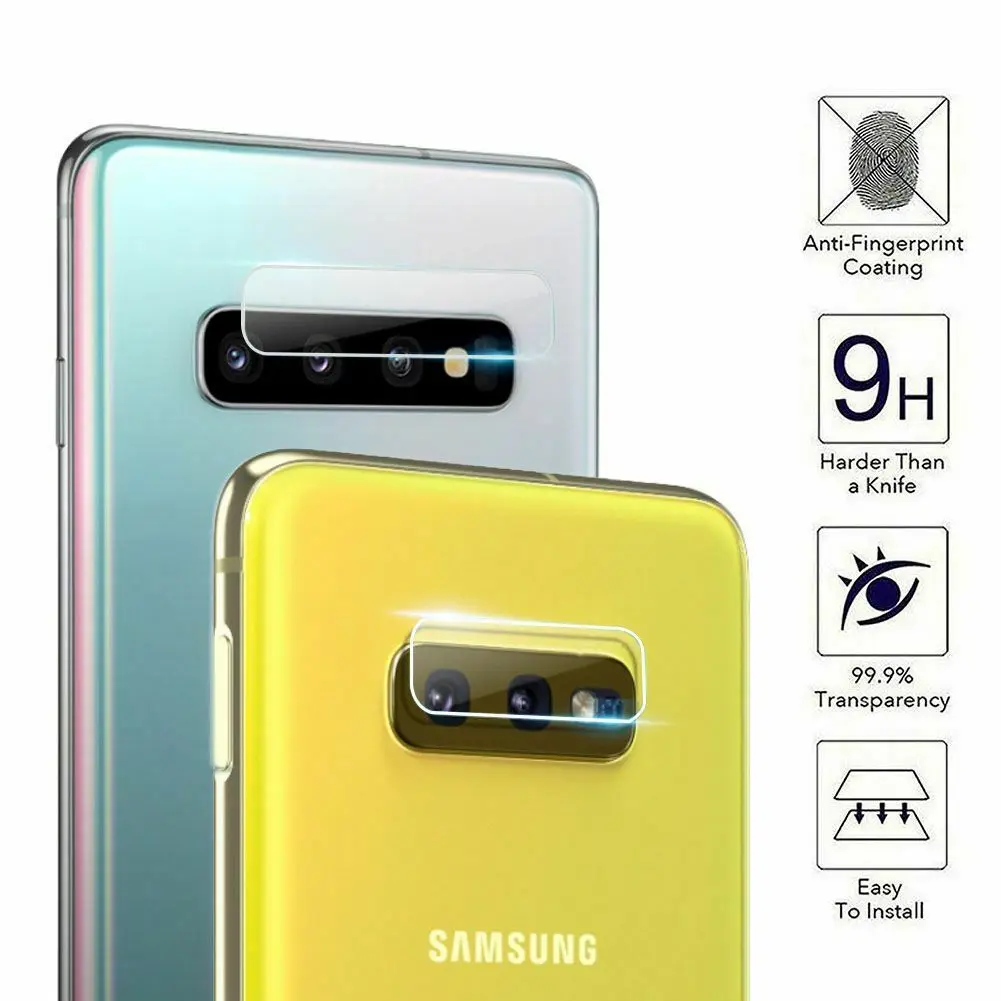 4 шт. закаленное стекло для Samsung Galaxy S8 S9 S10 Plus Note 8 9 задняя пленка объектива камеры