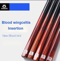 omin bloodlord one piece snooker cues stick 10mm tip with snooker cue case set professional handmade high quality china 2019