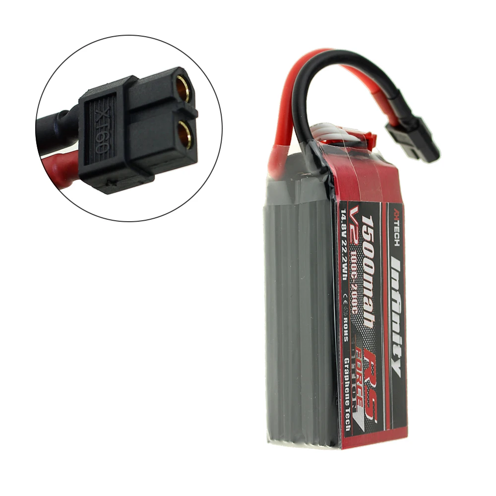 Infinity 4S 14 8 V 1500 мА/ч 85C графеновой батареи LiPo Батарея Перезаряжаемые XT60 разъем
