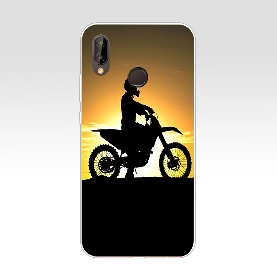 248SD moto cross moto dirtbikes мягкий силиконовый Tpu чехол для Honor 10 huawei p mate 10 20 30 lite y5 y6 prime