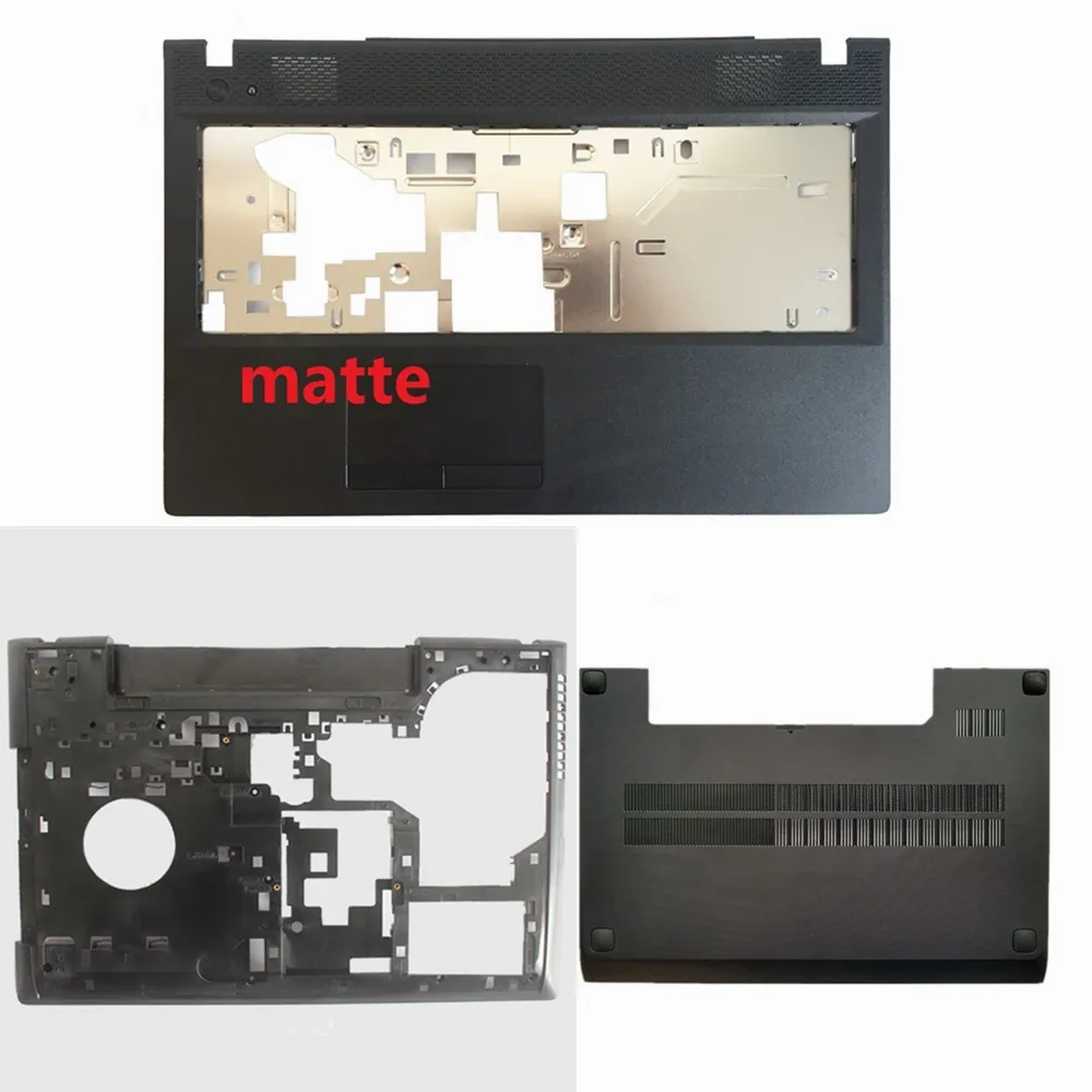 Новая передняя крышка для ноутбука Lenovo G500 G505 G510 G590/Нижняя корпуса черная