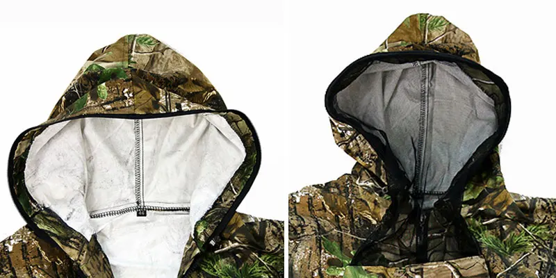 Бионическая камуфляжная одежда тактическая снайперская ghillie Костюмы хлопок камуфляж охотничья одежда анти-москитная весна осень Рыбалка