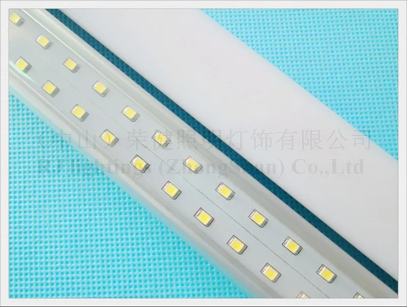 SMD 2835 G13 T8 Светодиодная трубка флуоресцентная трубчатая лампа двойной ряд стиль