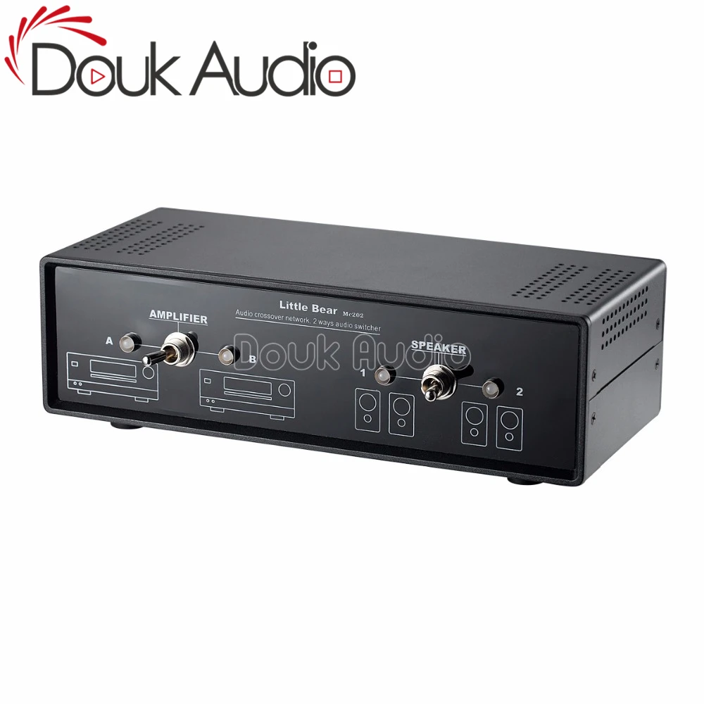

Douk Audio 2-полосный пассивный звуковой кроссовер, стереоусилитель, селектор, переключатель динамиков сплиттер