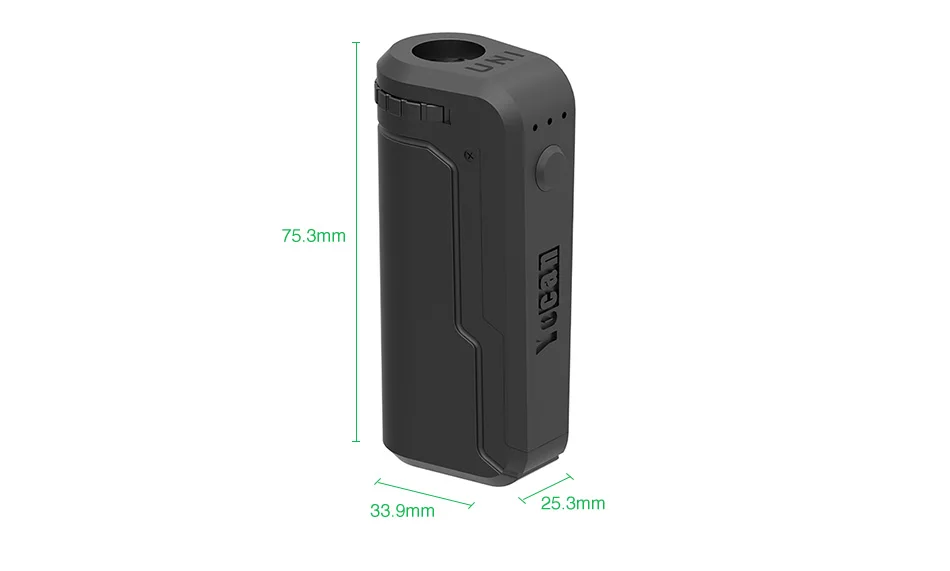 Yocan UNI Box Mod встроенный аккумулятор 650 мАч с регулируемой высотой, соответствующие всем стилям атомайзеров 10s Функция подогрева