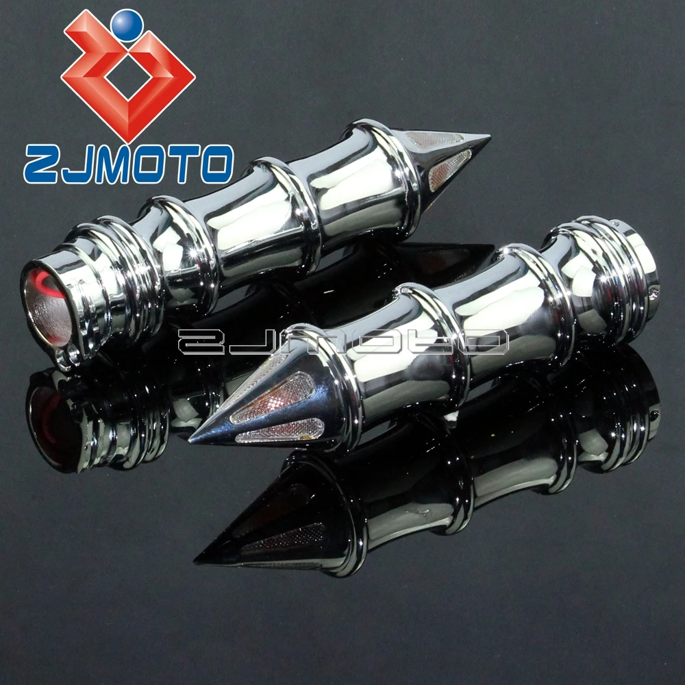 Хромированные универсальные мотоциклетные ручки 7/8 "для Honda VTX 1300 1800 VT1300C шипы с