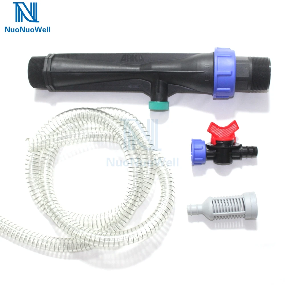 NuoNuoWell 1 дюйм 2 ''ирригация трубка Вентури инжекторный смеситель для воды