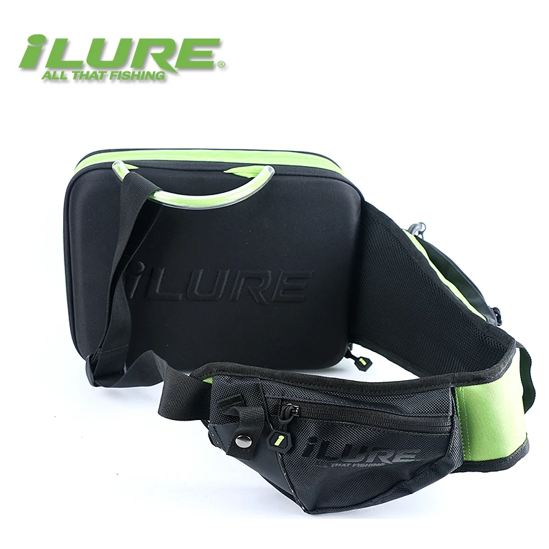 ilure Fishing Tackle bag 31*23*11cm Men Canvas Multi-Purpose Waterproof Outdoor Waist Reel Lure line tools | Спорт и развлечения