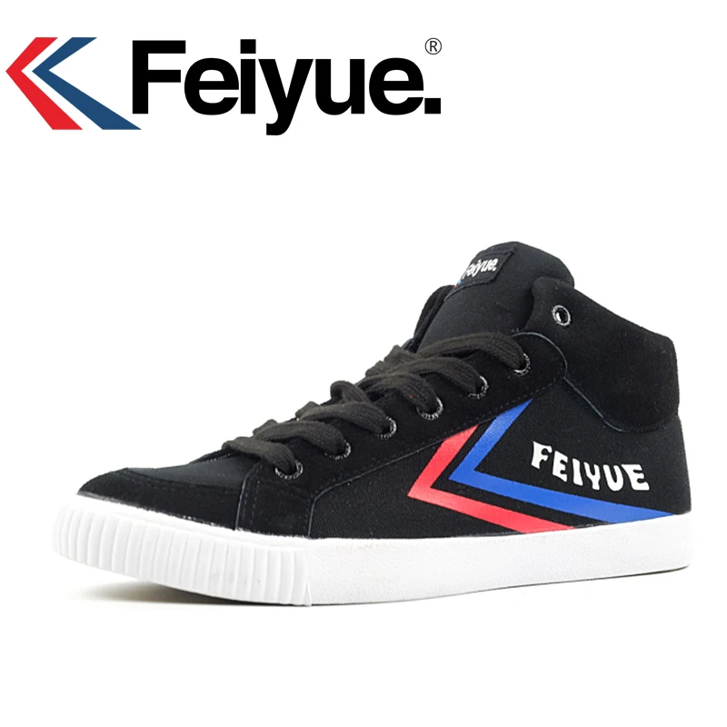 Оригинальные черные кроссовки Feiyue Knight классическая обувь для занятий боевыми