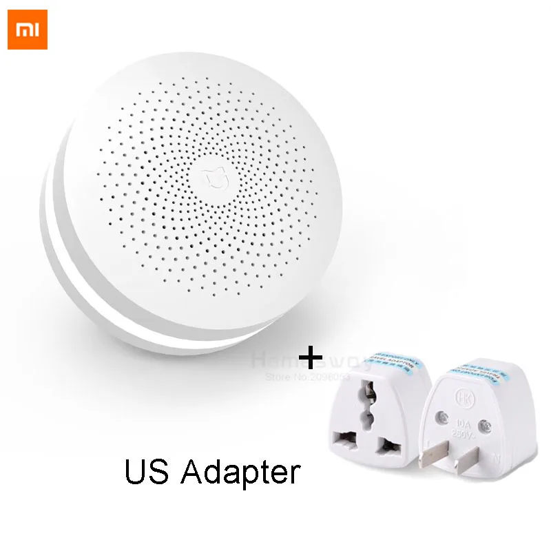 Add US adapter Xiaomi Mijia умный дом устройство шлюз двери окна сенсор детектор движения беспроводной переключатель датчик температуры и влажности - Цвет: Add US adapter