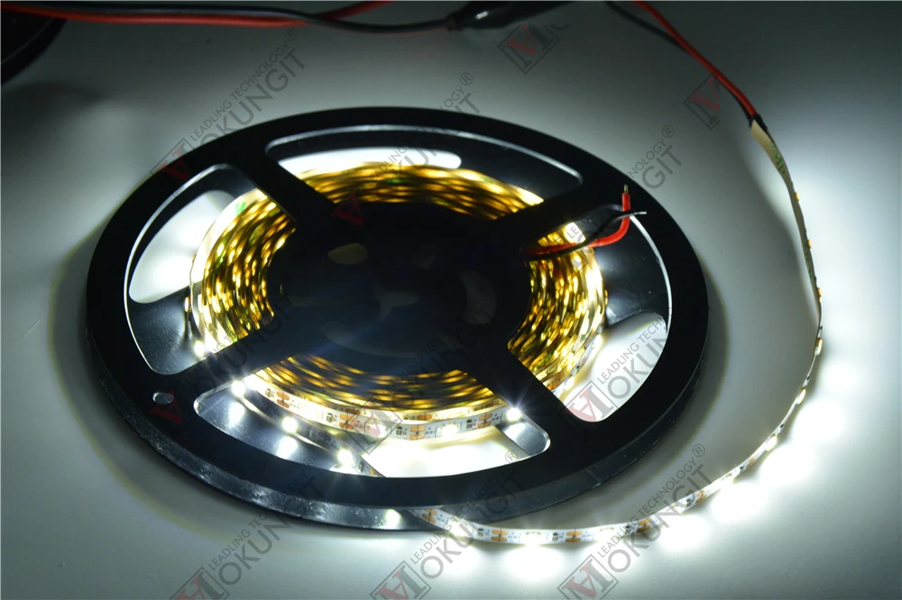 50M 10X 5M SMD 2835 5mm 60led/M 300LEDs Super bright Led Strip Flexible Light String Red Blue Green White for Christmas DC5V | Лампы и