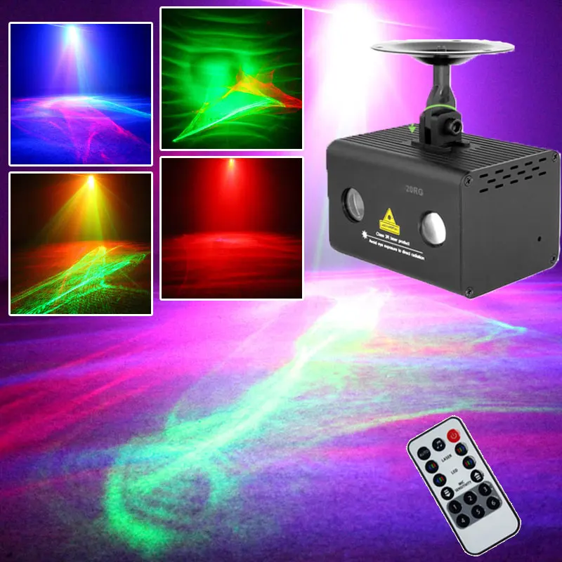 Мини диско лазерный светильник светодиодный вечерние танцы Lumiere RGB атмосфера
