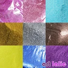 Голографический блестящий порошок 10 г, блестящий сахарный серебристый лак для ногтей, тонкая блестящая пыль, украшения для дизайна ногтей, маникюрный Маникюр 0,2 мм