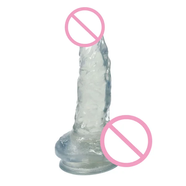 Супер мягкий прозрачный желеобразный фаллоимитатор 6 7 дюйма мощный