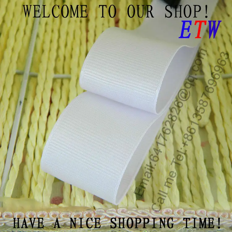 

Free shipping 2''(50mm) Quality Solid White Ribbon Polyester Grosgrain Ribbon 20 yards/lot DIY hairbows Kids gift package