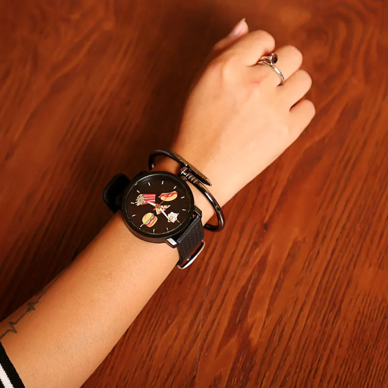 Женские кварцевые часы Hodinky Montre простой дизайн с циферблатом