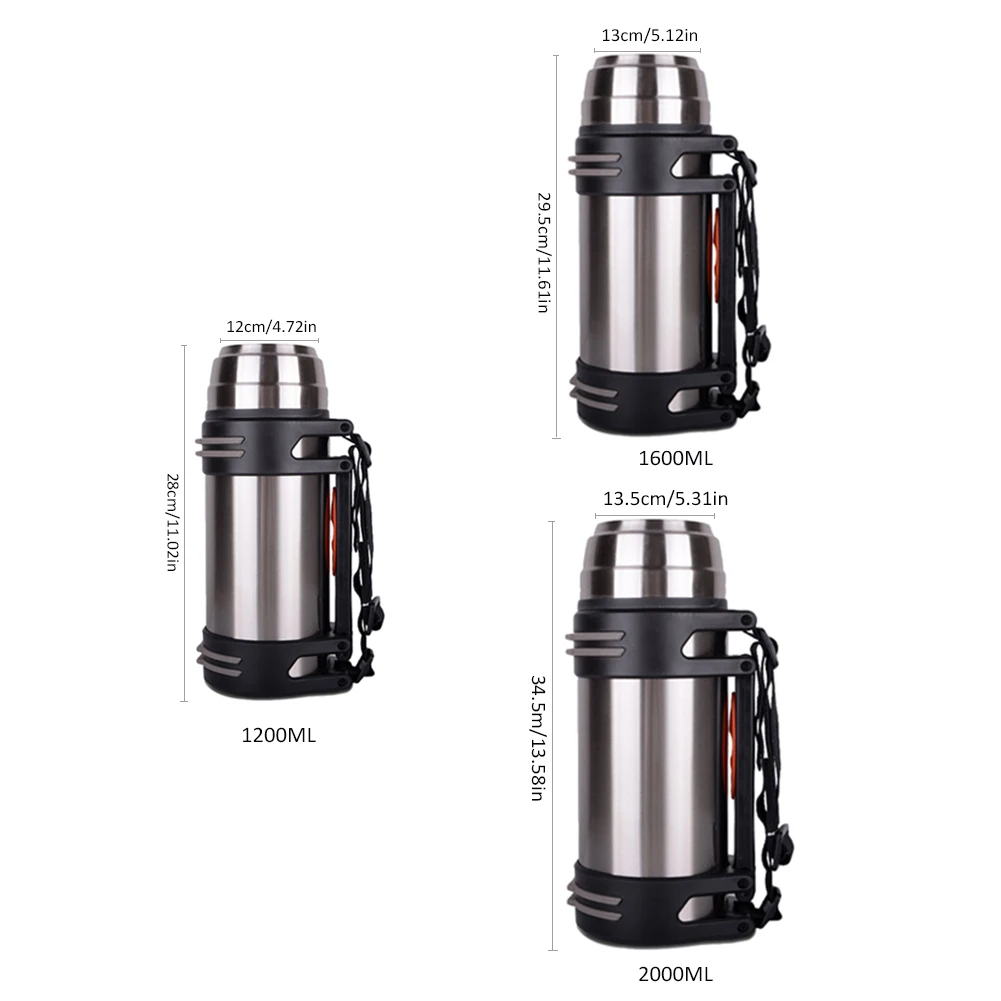 Vacuum Flask Double Wall Stainless Steel Thermos Insulated Sports Water Bottle Mug Cup Portable | Спорт и развлечения