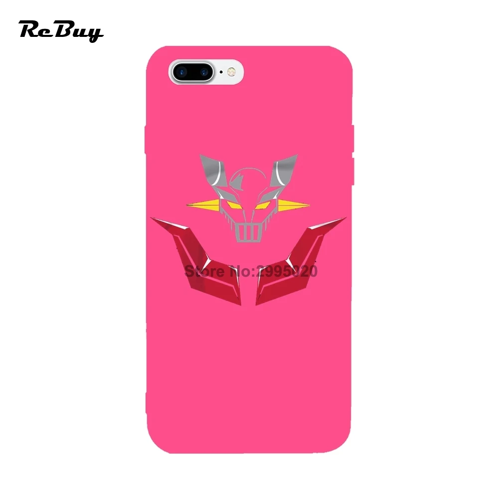 Аниме Mazinger Z для iphone 6/7 Чехол Мягкий ТПУ Чехлы мангала iPhone 6 plus/7 Plus красочные анти