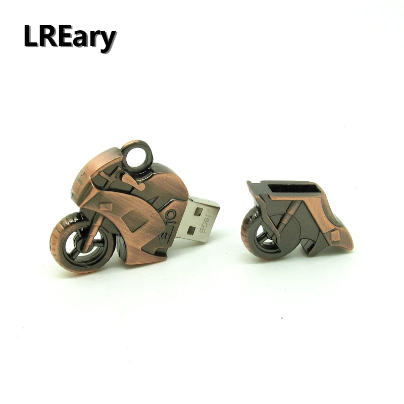 Hot sale USB 2.0 Flash Drives Metal motorcycle model memory stick usb flash pen drives 4GB 8GB 16GB 32GB pendrives | Компьютеры и офис