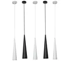 Затемнения светодиодный подвесные светильники COB потолочные светильники 7 Вт 12 Вт AC85-265V конус трубки подвесной светильник Кухня светильники Спальня офиса кафе-бар