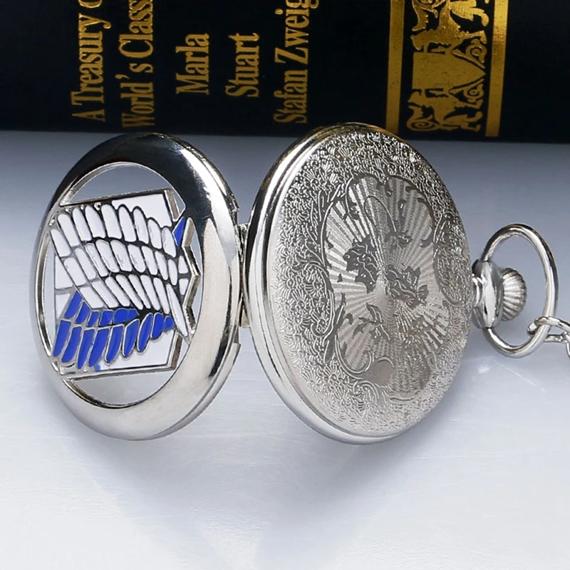 Атака на Титанов Легион скаутов Survey Corps косплэй карманные часы Винтаж Reloj Mujer подарки уникальные часы для мужчин для женщин