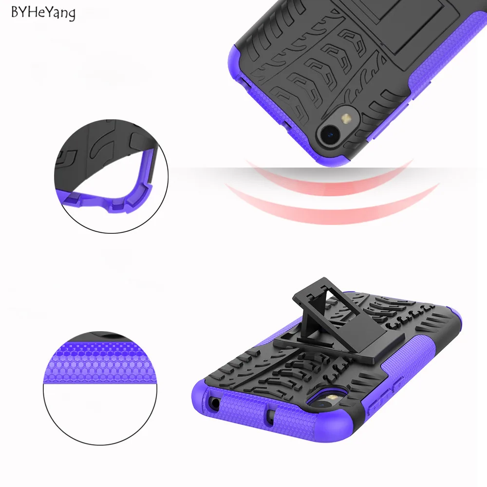 Honor 8 S чехол для huawei Honor 8 S чехол противоударный TPU твердая подставка из ПК чехол для huawei Honor 8 S KSE-LX9 8 S Honor8S 8A Pro Чехол
