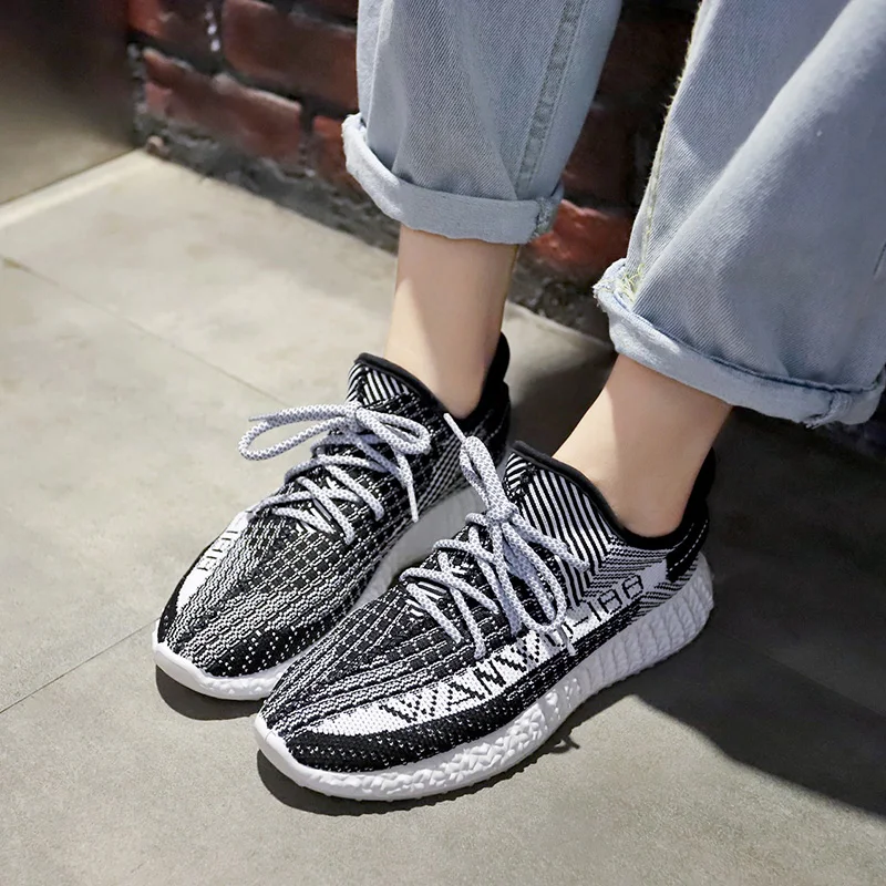 Женские кроссовки повседневная обувь с дышащей сеткой zapatos de mujer удобная