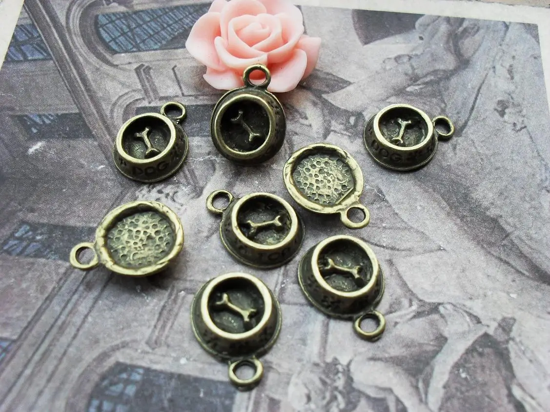 

Wholesale diy accessory Diy accessories vintage antique ancient bronze dog c911 4*11* 15mm free shipping