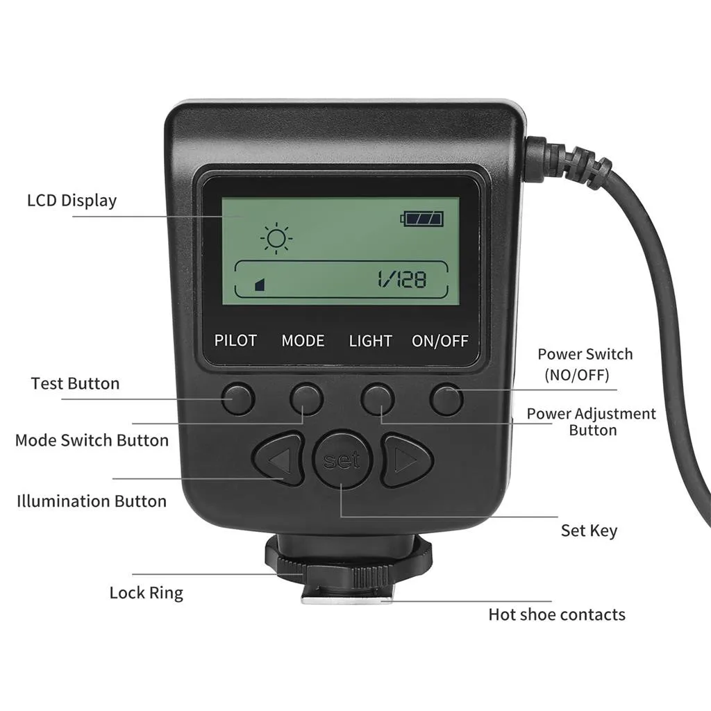 Кольцевой светодиодный светильник OMESHIN для макросъемки Вспышка Speedlite с