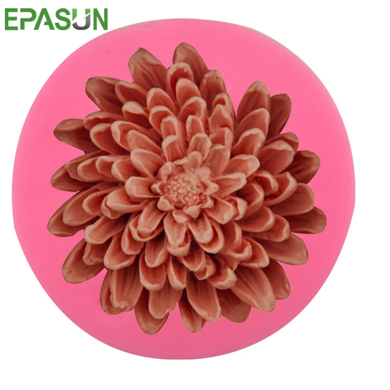 

EPASUN Silicone Mold Fondant Making Large Flower Form 3d Cake Decoration Accessories DIY Candy Tool Handmade