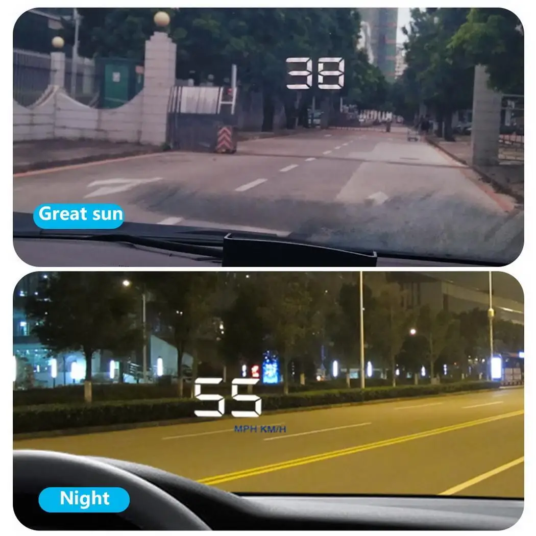 A500 3 5 дюймов OBD HUD Автомобильный дисплей лобовое стекло проектор бортовой