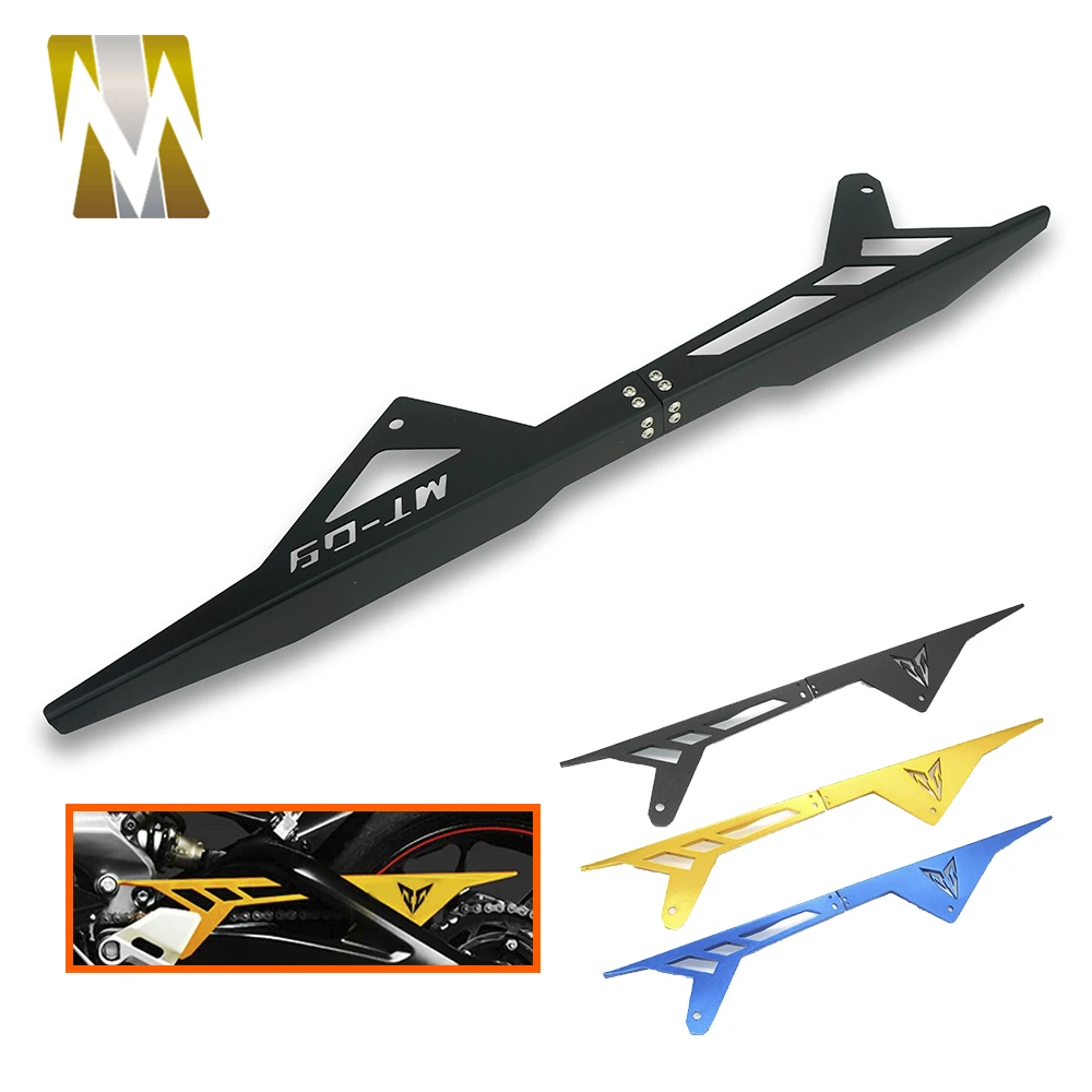 

Black Aluminum Chain Guard Cover For Yamaha MT-09 MT 09 FZ 09 2013 2014 2015 2016 2017 2018 Motorcycle CNC Chain Protector Cover