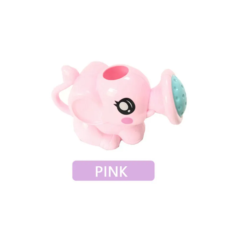 Pink Милая мультяшная игрушка для ванны для малышей, шампунь, чашка для купания детей, Bailer, ложки для душа для детей, чашка для мытья волос, Детские Игрушки для ванны - Цвет: Pink