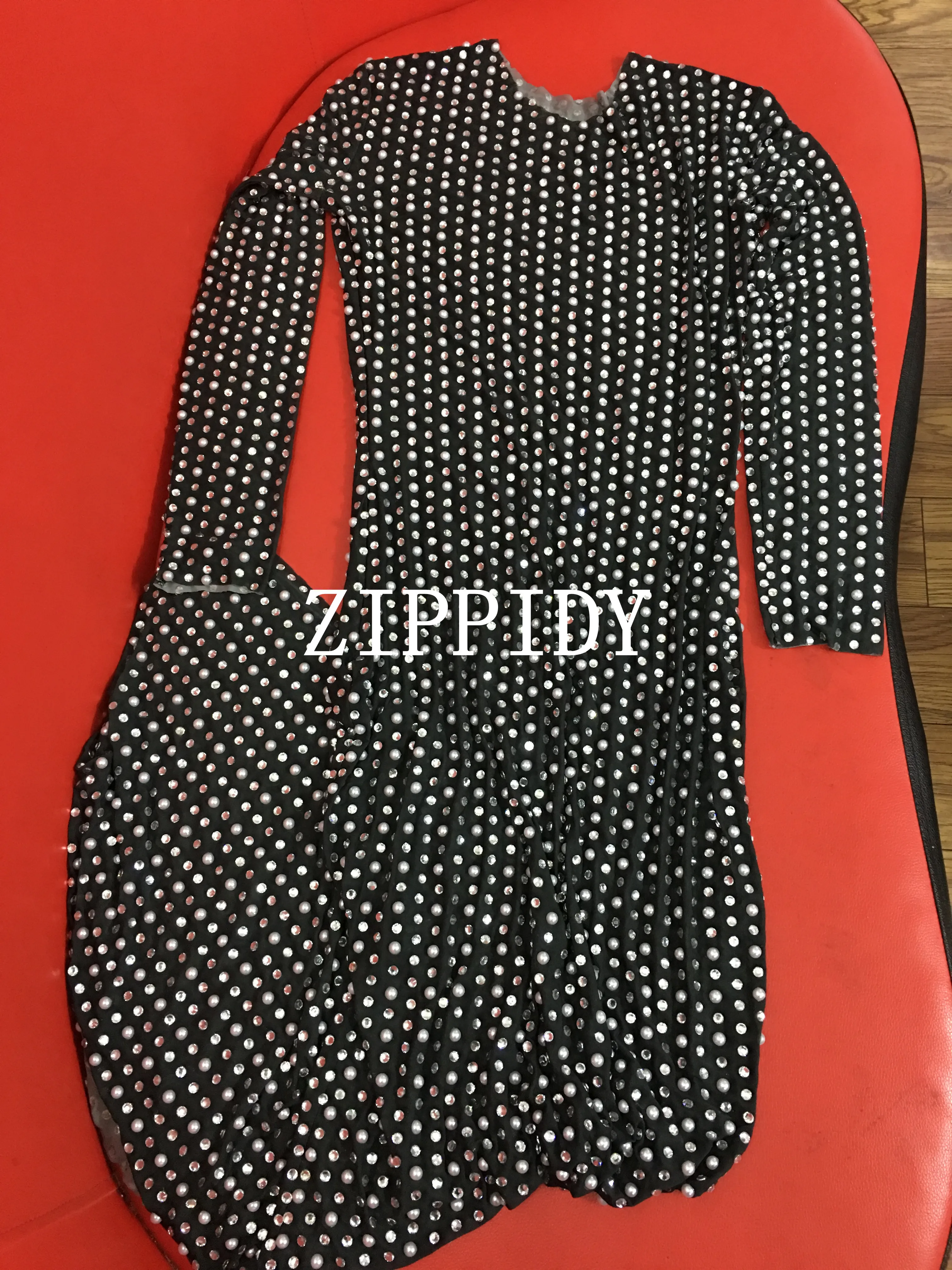 Черное бежевое Сетчатое длинное платье с жемчугом вечернее праздничная одежда