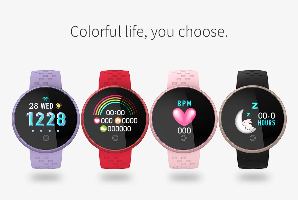 Браслет женские HeartRate Smartband Водонепроницаемый Удаленная камера Спорт фитнес-браслет сообщение re mi под пк-xiomi mi band3