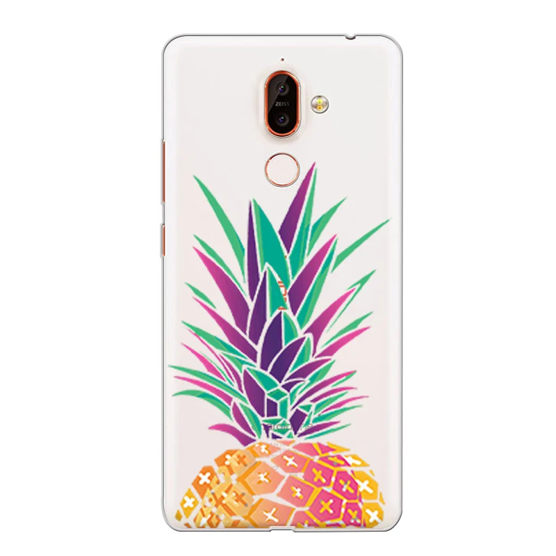 ciciber Phone Case for Nokia 9 PureView 1 2 3 5 6 7 8 Sirocco Soft Back Cover 2.1 3.1 5.1 6.1 7.1 8.1 Plus Pineapple |