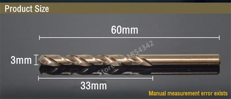 13 шт. набор 1,5-6,5 мм Кобальт HSS M35 спиральное сверло из нержавеющей стали набор инструментов полностью Заземленный металлический расширитель инструменты железная коробка