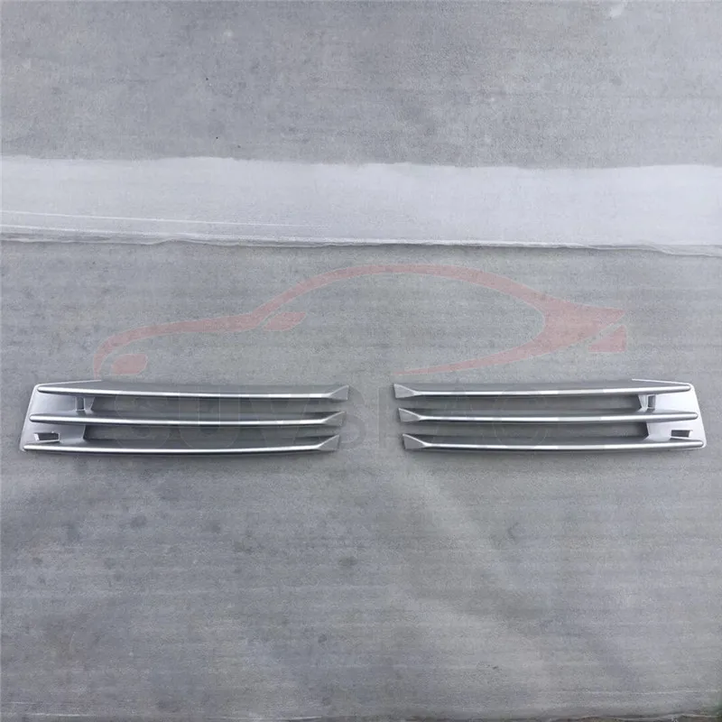 High quality chrome Silver ABS Front Lower Grille Fog Light Cover FOR Land Rover Range 2018 | Автомобили и мотоциклы
