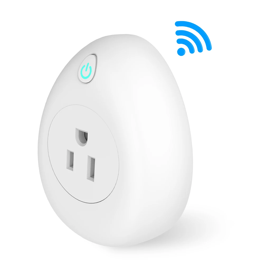 

eMylo Smart WIFI Plug USB Socket 220V Wireless Remote Control Switch Timing Voice Control For Smart Life App, Google Home White