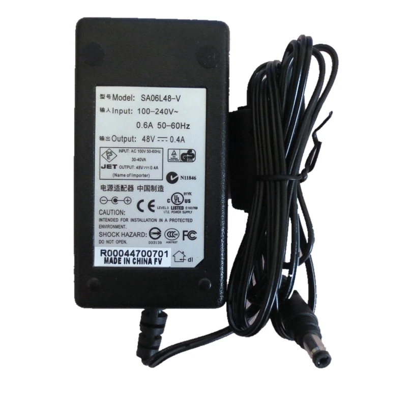 48V 0.4A AC DC Adapter For Linksys AD SA06L48-V GPSASU-48P403-AM5BH Power Supply Cord Cable Charger PSU | Электроника