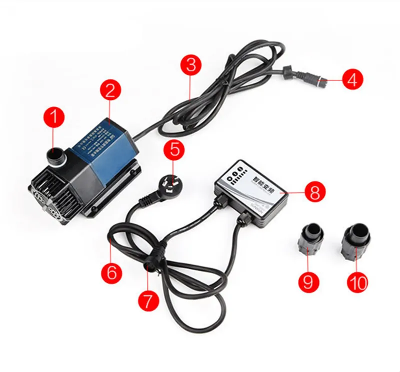 SUNSUN переменный регулятор потока DC24V DC аквариумный погружной насос Аквариум амфибия DC насос пруд вода фонтан насос