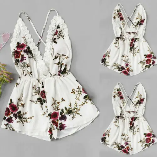 Pudcoco новинка 2019 брендовый комбинезон с цветочным рисунком на лямках для