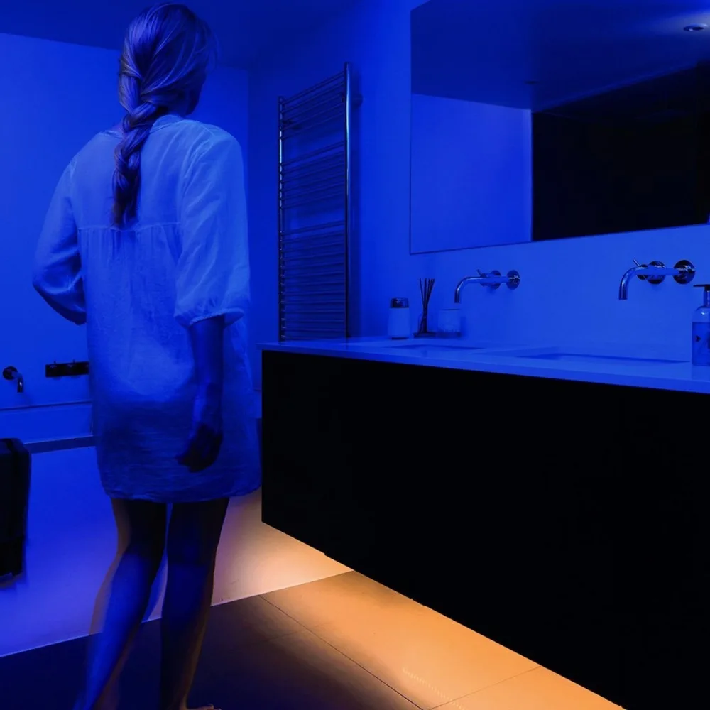 LEDMO Motion Sensor LED Strip Waterproof 1.2M 36LED PIR Warm White with Automatic Shut Off Timer High Quality Bed | Лампы и освещение