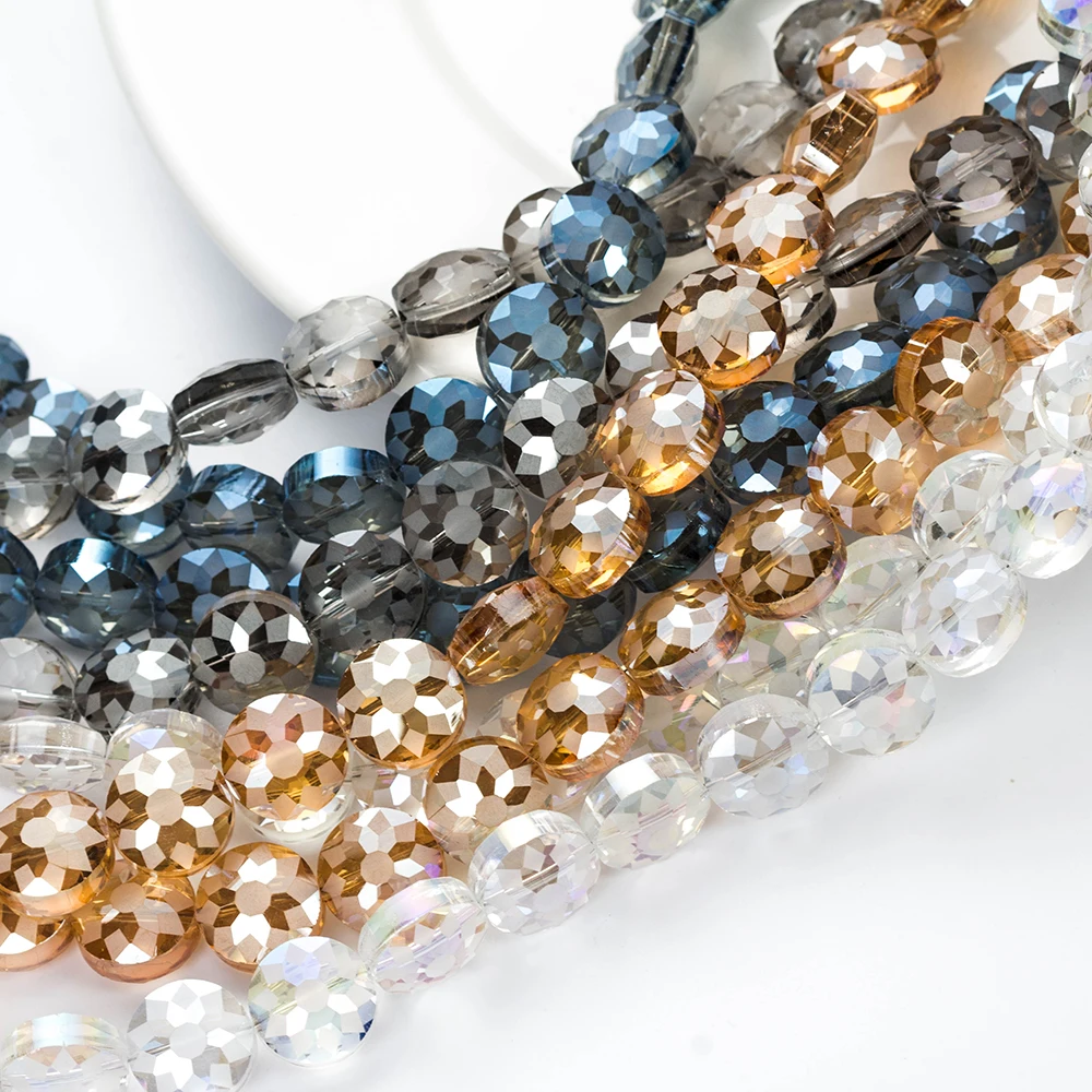 MEIBEADS, 14 мм, Кристальное стекло, многогранная форма, разноцветные стеклянные бусины, аксессуары, подходит для браслета, сделай сам, для изготовления ювелирных изделий EY5195