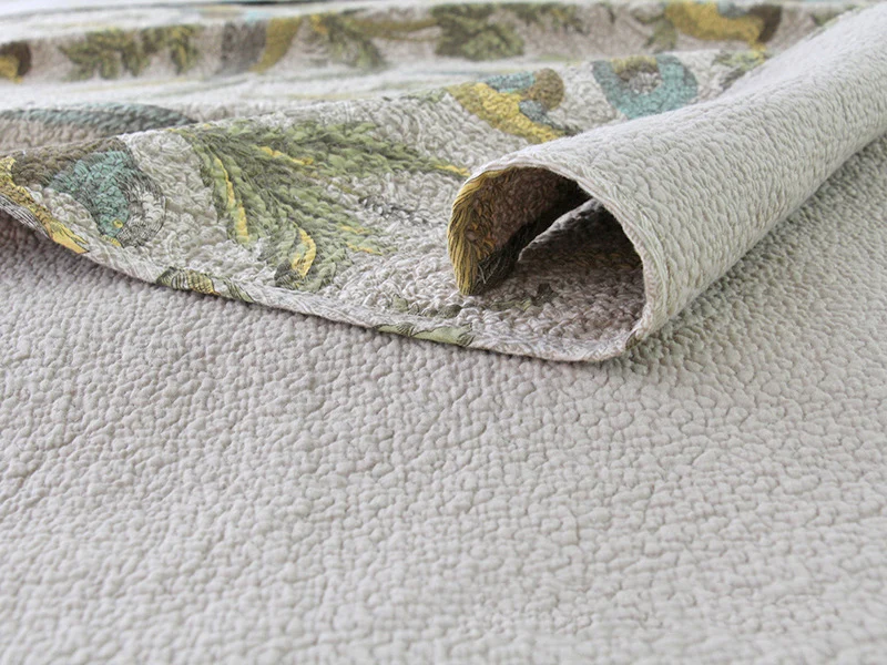 Летнее покрывало хлопковое стеганое одеяло комплект из 3 предметов винтажные