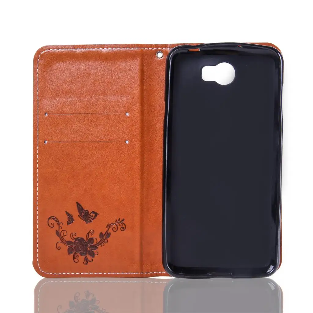 Роскошный футляр для телефона Funda для huawei Y5 2/huawei Y5 II Lte откидная крышка кошелек Кожаные сумки кожа для huawei Y5II чехол s чехол сумка
