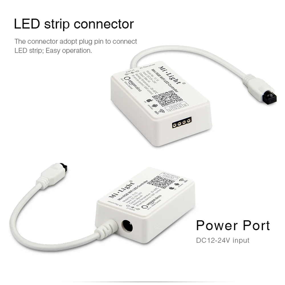 Milight Wifi RGB RGBW Светодиодная лента управления Лер iOS Android приложение 4G Группа Alexa