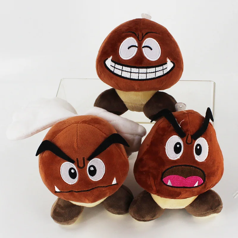 8-21 см Супер Марио Bros игра милые Goomba плюшевые куклы игрушки Луиджи Марио приведение бу троопа черепаха бомба мягкая для детей