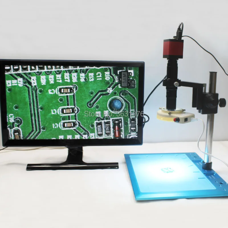 Free shipping 2.0MP 1/3 CMOS Industry Microscope Camera HDMI VGA Outputs 30FPS C-mount Lens For Cellphone Tablet Repair | Инструменты