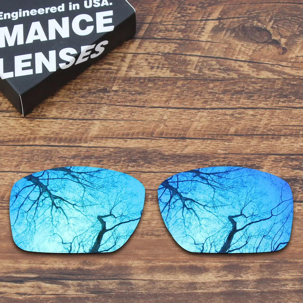 

ToughAsNails Polarized Replacement Lenses for Oakley Big Taco Sunglasses Blue Mirrored Color (Lens Only)